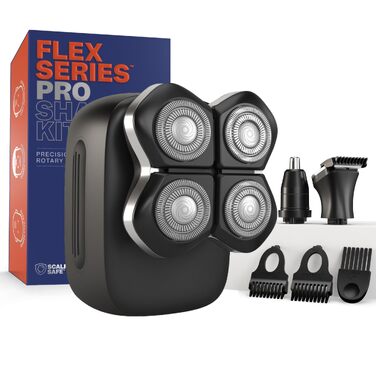 Електрична машинка для гоління Freebird FlexSeries Pro: швидке та гладке гоління, вологостійка, акумуляторна, 4 гнучкі леза