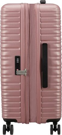 Набір валіз American Tourister Aerotech (3 шт.) - ручна поклажа, середній, великий, розширюваний, з TSA-замком, блакитний/рожевий (металік)