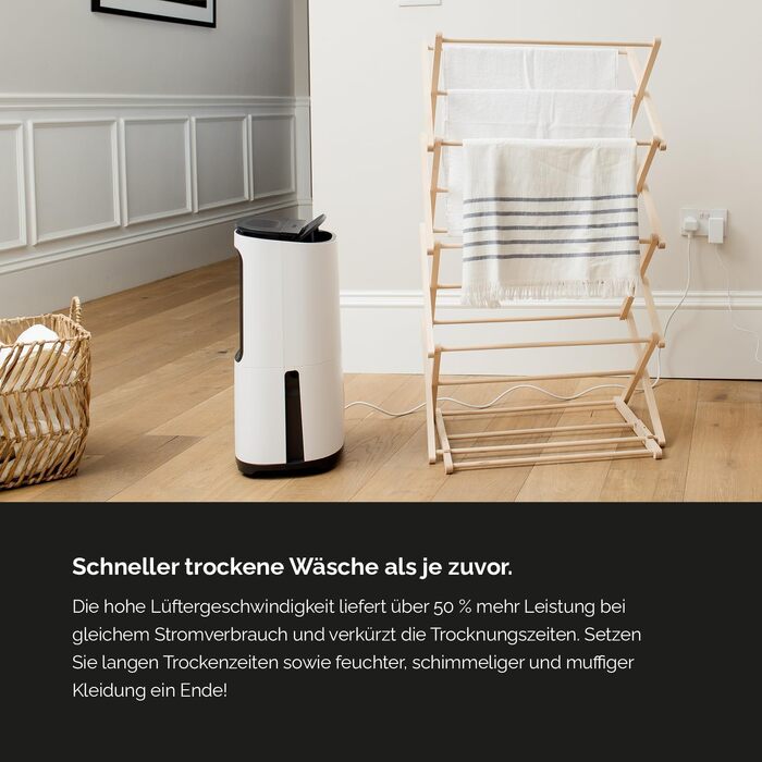 Meaco MeacoDry Arete® Two 25L: Повітряний осушувач та очищувач з HEPA-фільтром H13, Wi-Fi, інтелектуальні режими, 5 років гарантії
