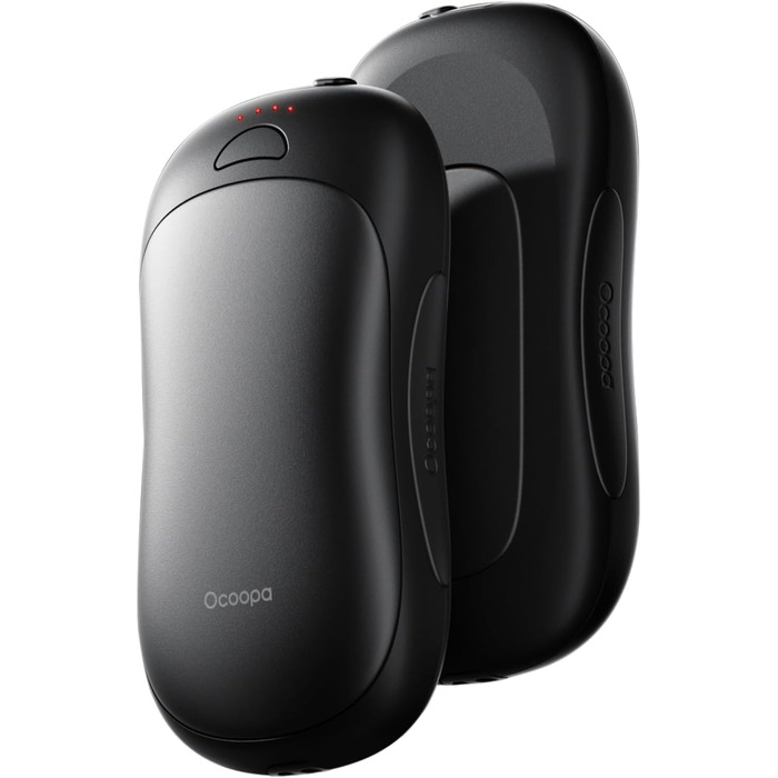 Електричні грілки для рук OCOOPA 2 шт., 10000mAh Powerbank, USB, 4 режими нагріву, до 58°C, для чоловіків, ідеально для гольфу, полювання та кемпінгу, UT3 PRO, чорний