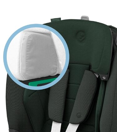 Дитяче автокрісло Maxi-Cosi Titan Pro² i-Size (76-150 см, 15 міс. - 12 років), захист G-CELL, ClimaFlow, колір Authentic Green