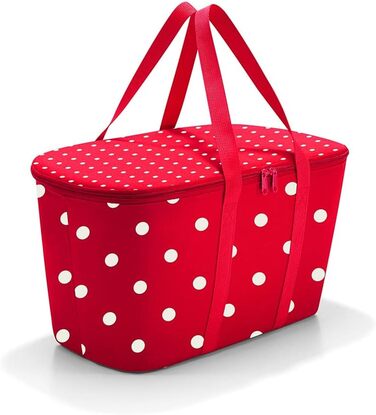 Термосумка-холодильник Reisenthel Coolerbag Mixed Dots Chilli Red, спортивна, 44,5x24,5x25 см