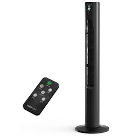 Вентилятор підлоговий Pro Breeze з пультом, 117 см, 3 режими, таймер 14 год, 45 Вт, чорний