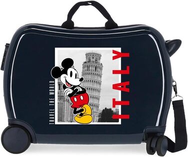 Дитяча валіза Disney Mickey та Minnie, синя, універсальний розмір, для подорожей