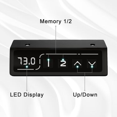 Електричний підйомний стіл Homall з регулюванням висоти, USB-портом та таймером нагадування, робочий стіл для роботи стоячи та сидячи (Бежевий, 120 x 60 см)