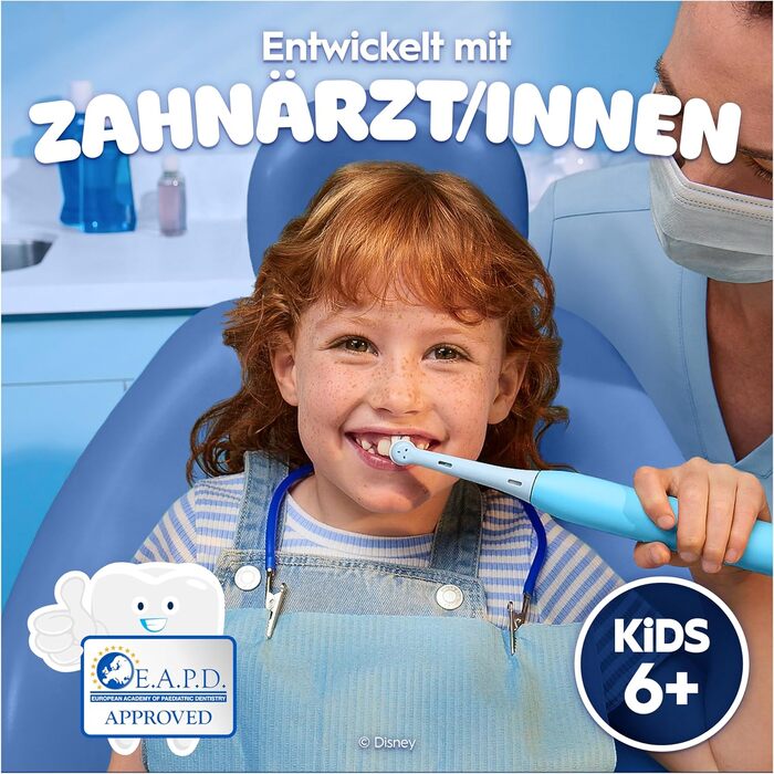 Електрична зубна щітка Oral-B iO Series 2, набір з 2 шт, чорний/зелений (Stitch Blue)