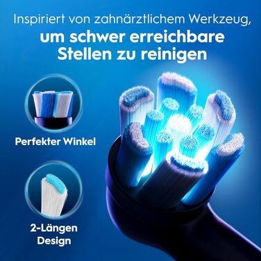 Електрична зубна щітка Oral-B iO Series 3, світло-блакитна (Ice Blue), 1 щітка + 3 смінні насадки