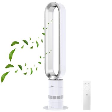 Вентилятор Zilan Turmventilator з пультом дистанційного керування, BLDC мотор, 10 режимів, 900 м³/год, коливання, таймер, сенсорний дисплей
