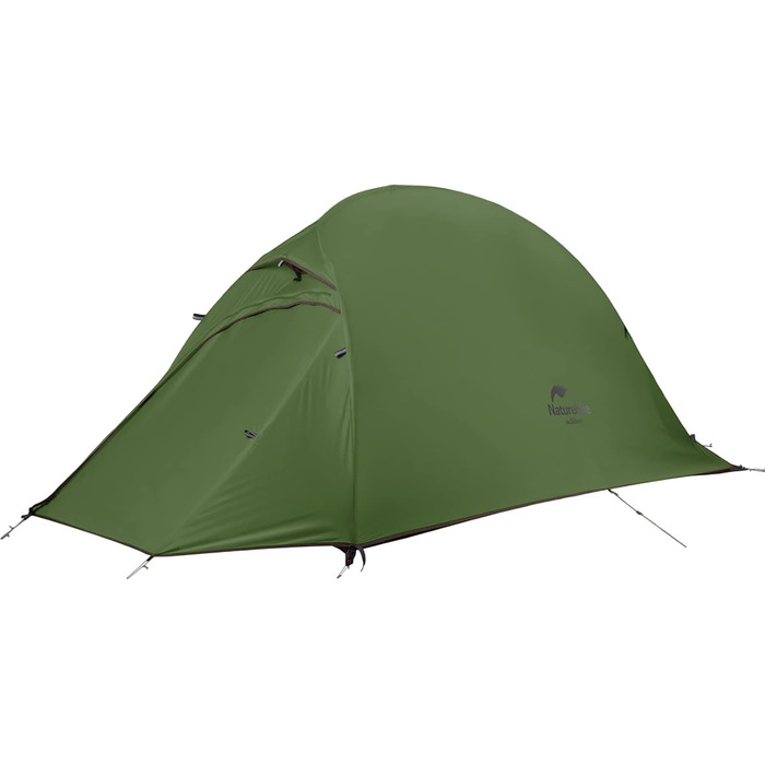 Намет Naturehike Cloud Up 1 Upgrade для 1 особи, легкий купольний, з тамбуром, 3-4 сезони, водонепроникний, для кемпінгу та туризму