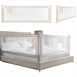 Захисна бічна стінка в ліжко Primabobo Classic 200x140 см, складна, бежева, 3 шт.