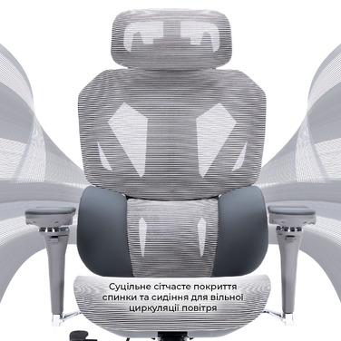 Крісло ігрове GamePro EDGE GC820MG Grey