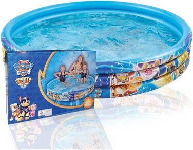 Дитячий надувний басейн Paw Patrol Smart-Planet 150x25 см, 3 кільця, для дітей і малюків