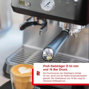 Кавомашина Solis Grind & Infuse Perfetta 1019 з вбудованою кавомолкою та функцією приготування еспресо, капучино та гарячої води (чорна)