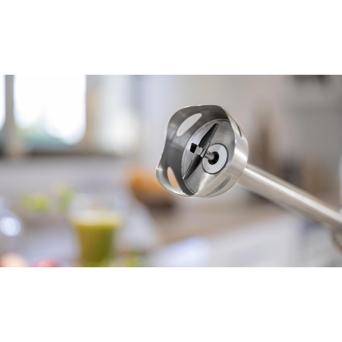 Блендер Cecotec Stabmixer Power TitanBlack 1500 XL Cream: 1500 Вт, технологія CrossBlades, титанове покриття, XL-ніжка, захист від бризок, 2 насадки
