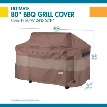 Чохол для гриля Duck Covers Ultimate, водостійкий, 80 дюймів