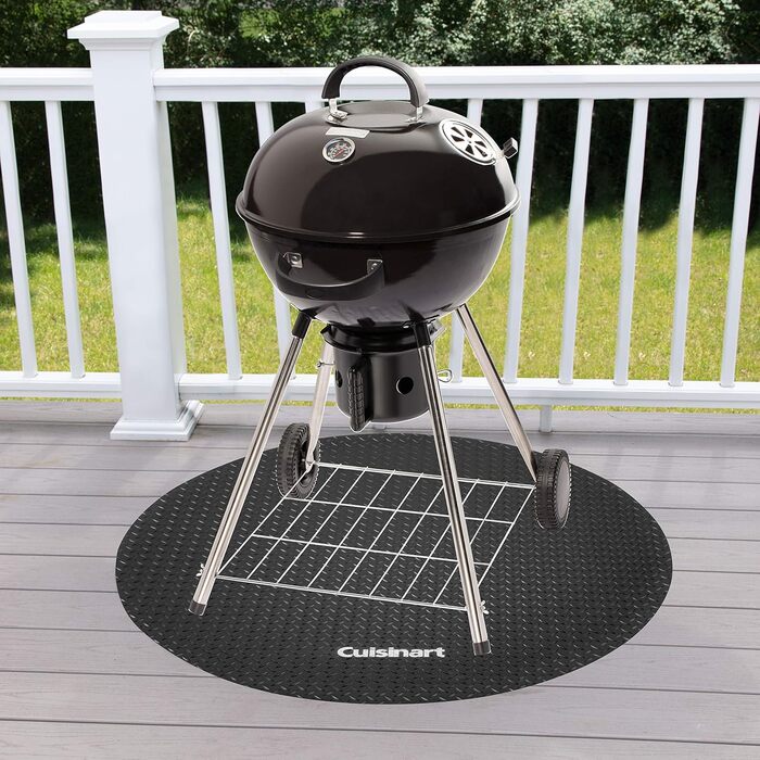 Килимок для гриля Cuisinart CGMT-046, круглий, 116,8 см, чорний