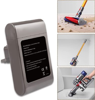 Акумулятор LabTEC 22.2V Lithium 3500mAh для пилососа Dyson DC34, DC35, DC44, DC45, DC31 (Type B)