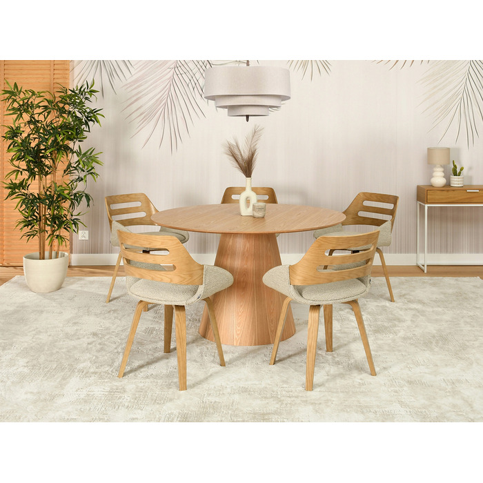 Стілець Mebel-Partner, тканина, бежевий, 1 шт.
