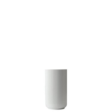Ваза Lyngby Porcelæn H20.5 см, біла – класичний данський дизайн
