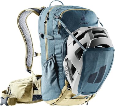 Велосипедний рюкзак Deuter Attack 20 з протектором, 20 л, Atlantic-Desert