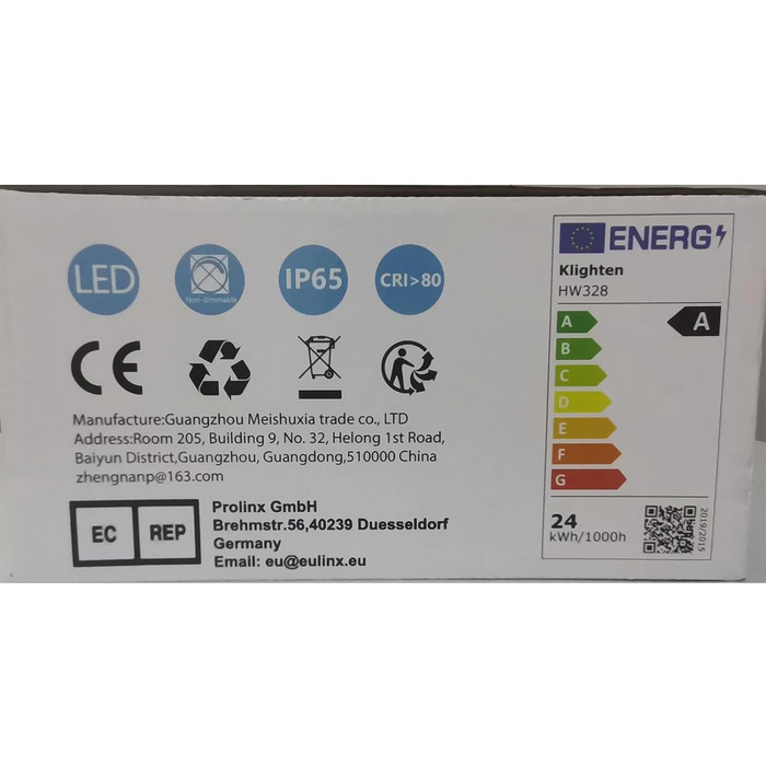 Klighten LED настінний світильник для вулиці, 2 шт, 3000K, IP65, алюмінієвий, чорний, для дому, саду та тераси