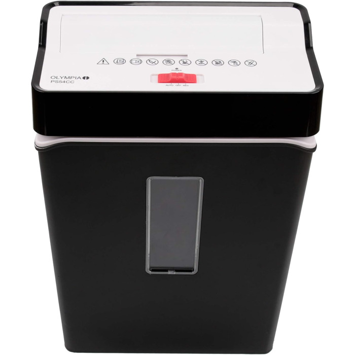 Шредер для документів Olympia PS 54 CC Profi Aktenvernichter – безпека P4, різений ніж, 8 аркушів, для офісу