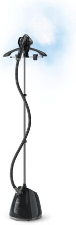 Вертикальний відпарювач Calor Pro Style One, 1800 Вт, 1,5 л, швидкий старт 45 сек, точна парова насадка, чорний/сріблястий, IT2461C0