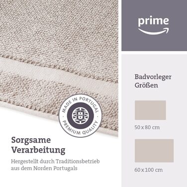 Набір килимків для ванної herzbach home, 100% бавовна, антрацит, 50x80 см, 2 шт., для душу, щільність 1000 г/м², високий рівень вбирання, машинне прання