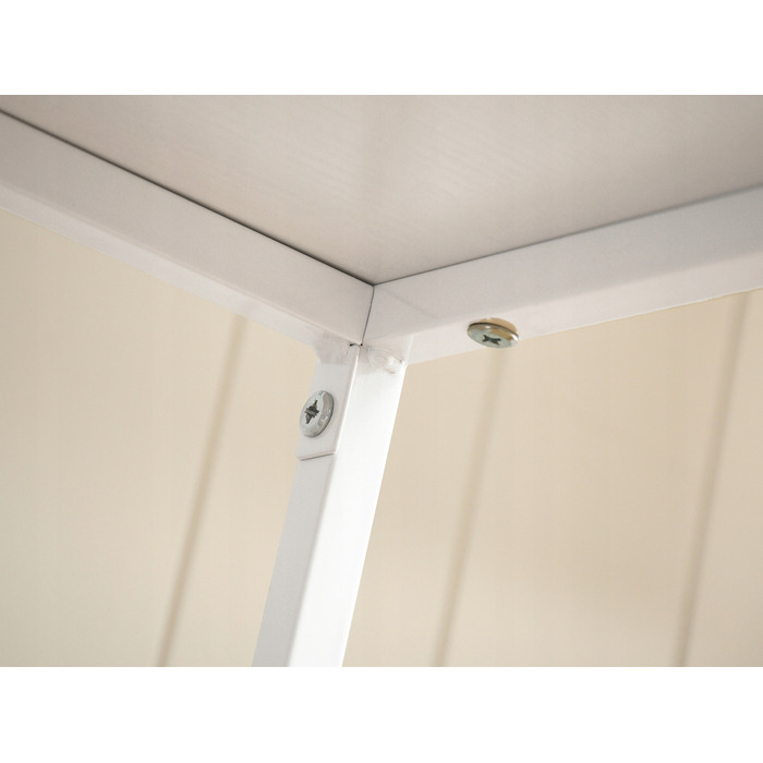 Консоль Mebel-Partner, білий матовий, 80 x 76,5 x 28 см
