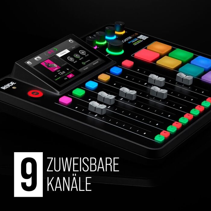 RØDE RØDECaster Duo: Комплект для подкастів, стрімінгу, музики (RCP II Noir)