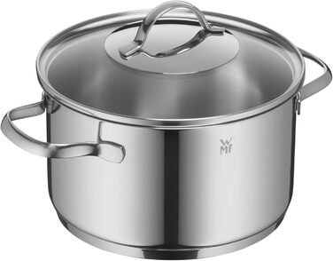 Набір каструль WMF Provence Plus 5 шт. для індукції, з кришками, полірована нержавіюча сталь, без покриття