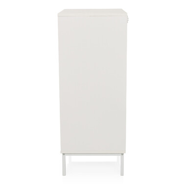 Буфет / комод BJORDAL 55x40x100 см 5 шухляд білий hjh LIVING