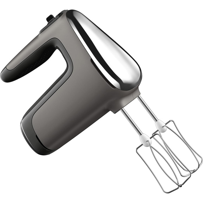 Міксер ручний Moulinex Quickmix HM3108 600 Вт, 5 швидкостей, нержавіюча сталь, для тіста, крему, чорний