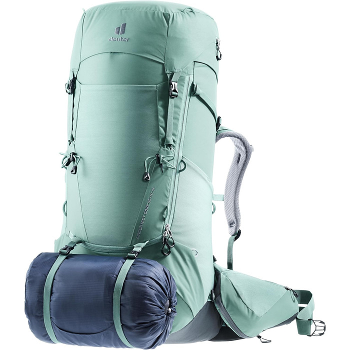 Туристичний рюкзак Deuter Aircontact Core 55+10 SL для жінок, 55+10 л, нефрит-графіт, модель 2024