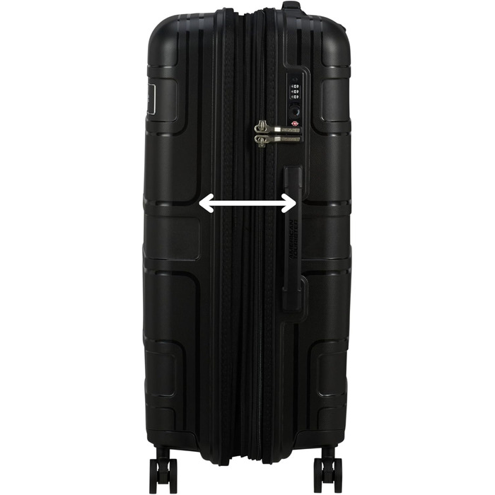 Валіза American Tourister Skymax 3 шт. синього (Midnight Blue) та чорного (Bass Black) кольорів