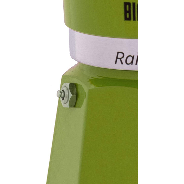 Кавоварка Bialetti Rainbow зелена, алюміній, на 1 чашку