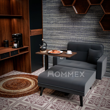 Стіл Hommex Mobidesk Duo USB Walnut (арт. ТН-010-2 Walnut)
