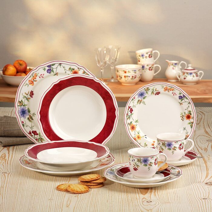 Набір посуду Creatable Cornwall Garden 16145 молочник і цукорниця 2 шт бежевий