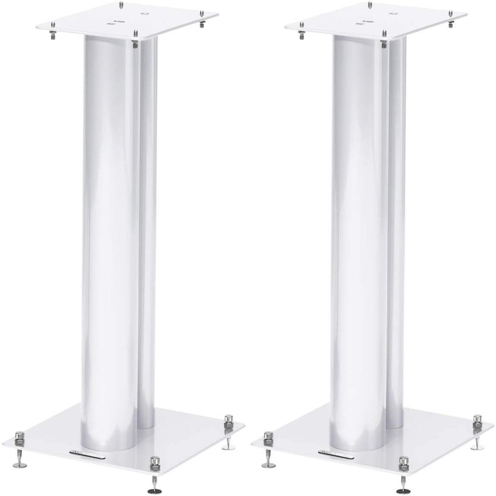 Підставки для акустики Norstone Stylum 2, металеві, 60 см, білі, до 50 кг, 2 шт.