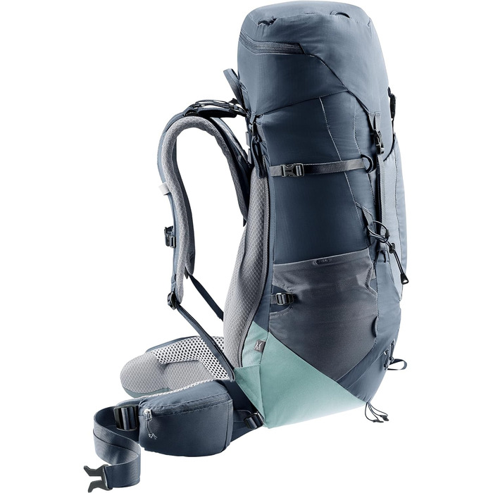 Жіночий трекінговий рюкзак Deuter Aircontact Lite 35+10 SL, легкий, Ink-Jade, 35+10 л
