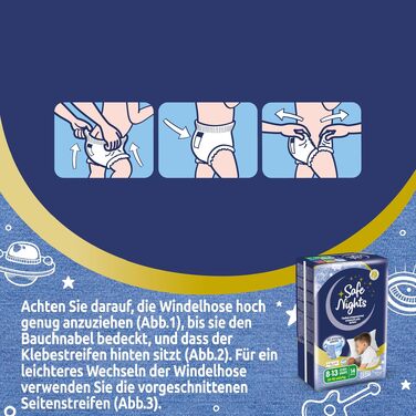 Нічні підгузки Babylino Safe Nights для хлопчиків 8-13 років (30-48 кг), 84 шт