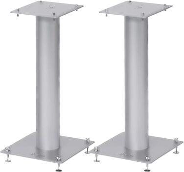 Підставки для акустики Norstone Stylum 1, металеві, 50 см, сріблясті, до 50 кг, 2 шт.