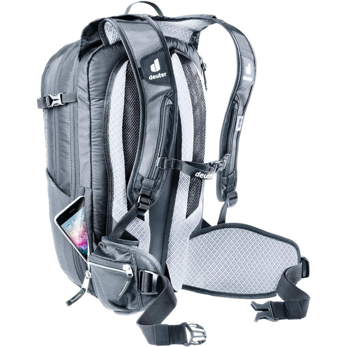 Жіночий велосипедний рюкзак Deuter Compact EXP 12 SL, 15 л, графітово-чорний