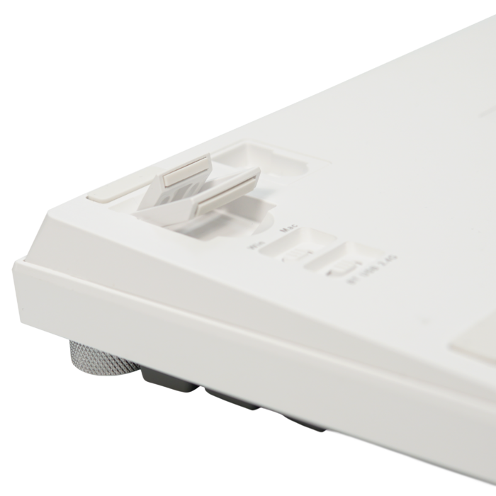 Клавіатура механічна бездротова EPOMAKER AK820 Pro Flying Fish White (AK820-PRO-W-FF)