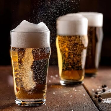 Набір склянок для пива Glasmark KROSNO 1992 Pilsner Stout Ale 6 шт по 530 мл, для мийки в посудомийній машині