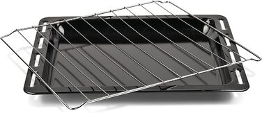 Електродуховка G3 Ferrari Rostò 58 з рожном, 58 літрів, до 300°C, сіро-чорна