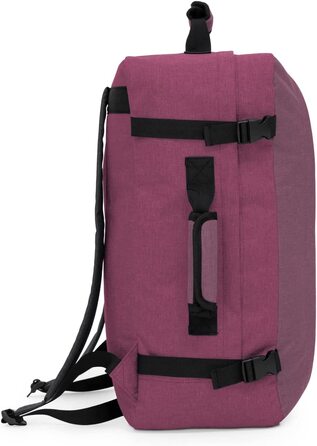 Ультралегкий туристичний рюкзак blnbag M3, 35 л, бордовий, універсальний, з м'якими регульованими лямками або ручкою для перенесення, для подорожей, унісекс