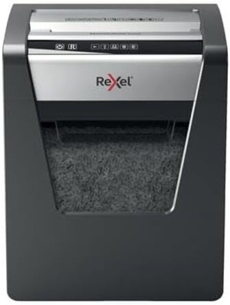 Шредер Rexel Momentum X308: безпечний знищення документів (P3), 15л контейнер, чорний