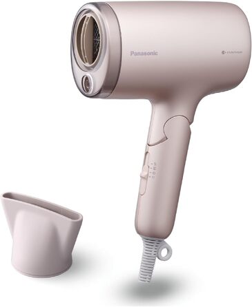 Фен для волосся Panasonic EH-NA7M-P825 nanoe для блиску волосся, складаний, 1600 Вт, з концентратором, світло-рожевий (модель 2025)