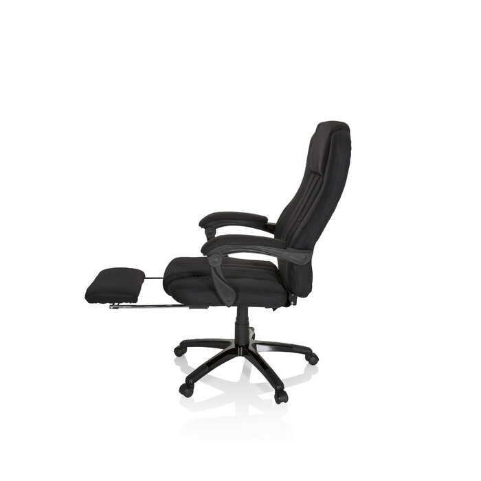 Крісло для керівника RELAX CL190 з підставкою для ніг тканина чорний mybuero